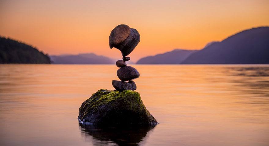 stone balancing